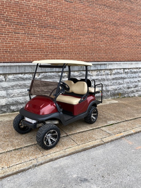 Lifted Street Ready Club Car Precedent 4 Passenger Gas EFI golf cart