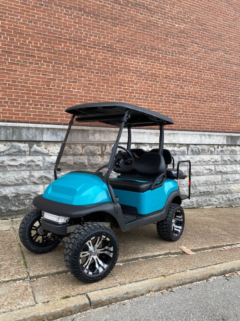 Lifted Street Ready Club Car Precedent 4 Passenger Electric golf cart